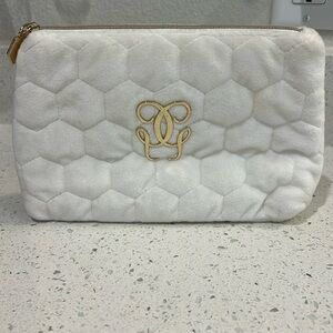 Guerlain Cosmetic Cotton Honeycomb Pouch